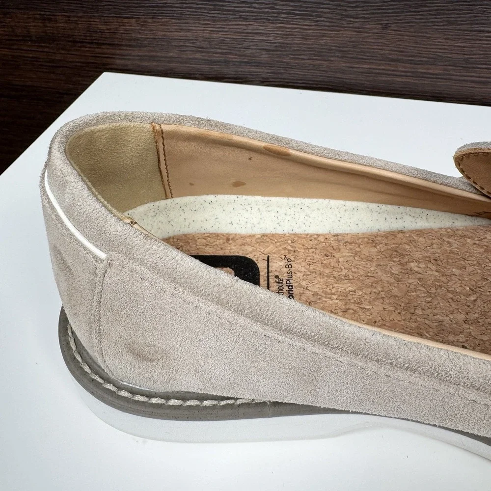 FootJoy Suede Penny Loafers Beige Taupe HybridPlus Bio 9 M - Unused Read 79076